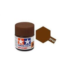 Tamiya Acrylic Flat Paint (10ml) - Red Brown