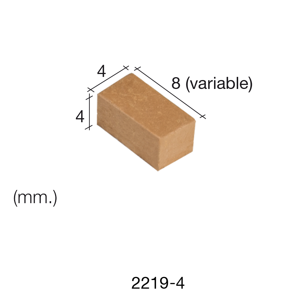 Aedes Ars Red Wall Stone 4 x 8 x 4 (Pack of 500 Stones)