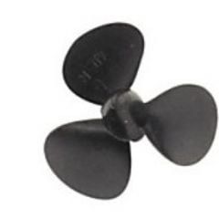 40mm Nylon Propeller 3 Blade M2 Threaded LH