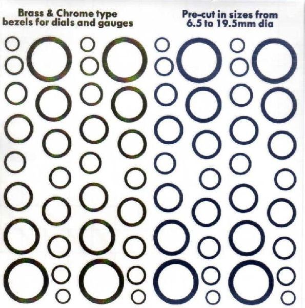 Brass and Chrome Bezels