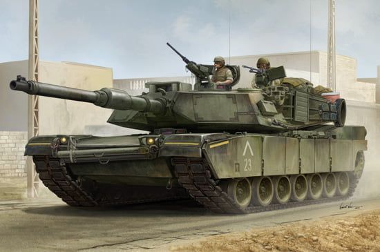 Trumpeter 1/16 Scale US M1A1 Abrams AIM Main Battle Tank Model Kit