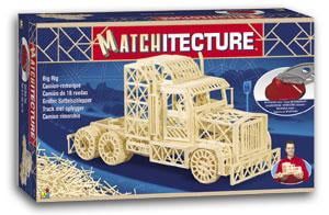 Matchitecture Trailer Truck Matchstick Kit
