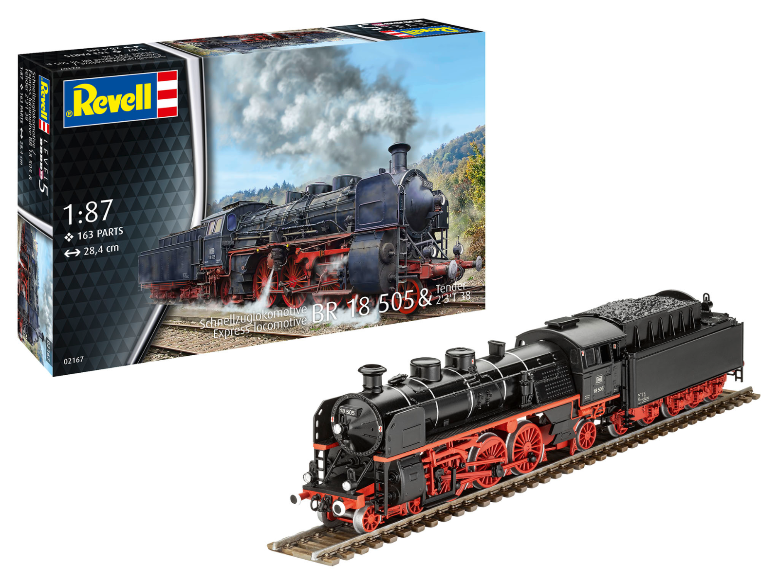 Revell 1/87 Scale BR18 Locomotive Model Kit
