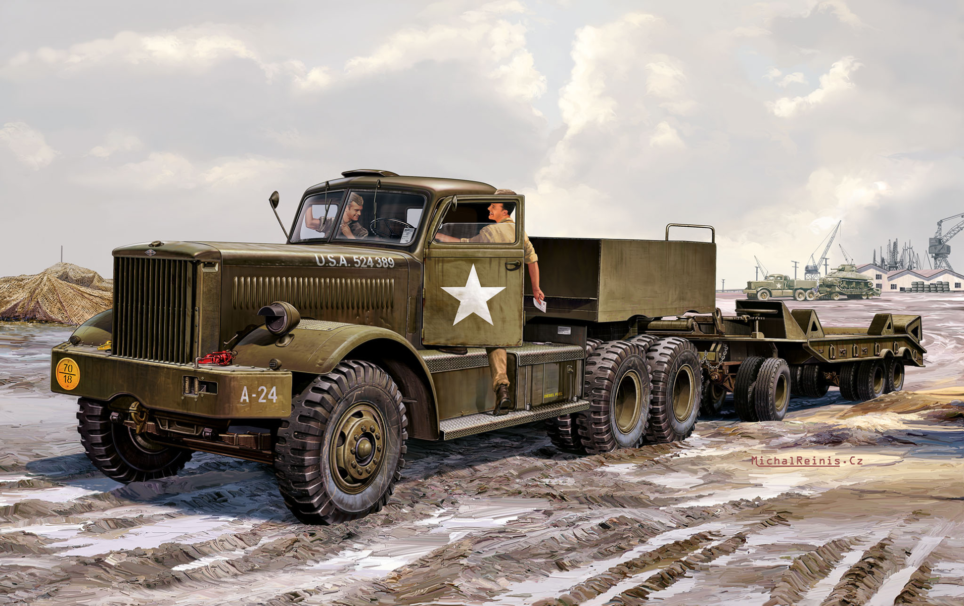 Revell 1/72 Scale M19 Tank Transporter Model Kit