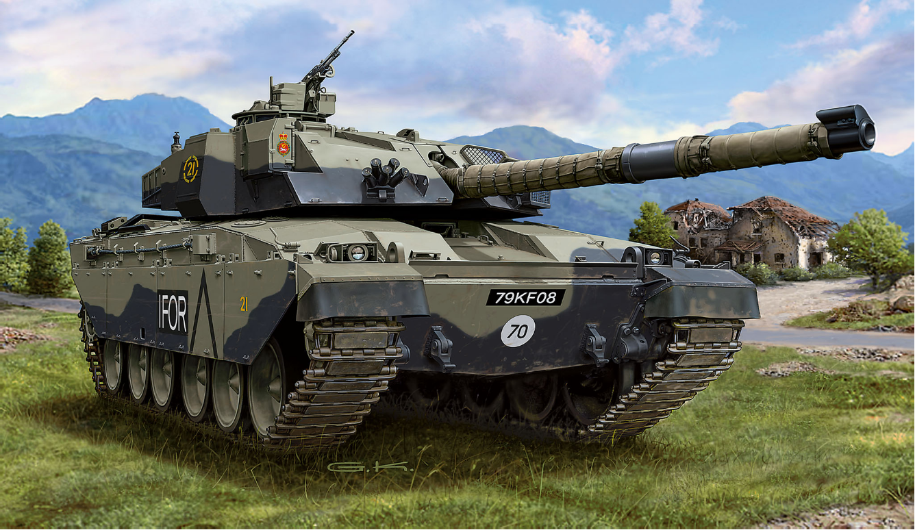Revell 1/72 Scale Challenger 1 Tank Model Kit