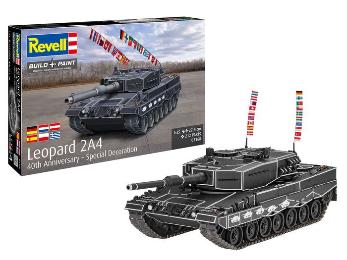 Revell 1/35 Scale Leopard 2A4 - Special Decoration 40th anniversary Model Kit