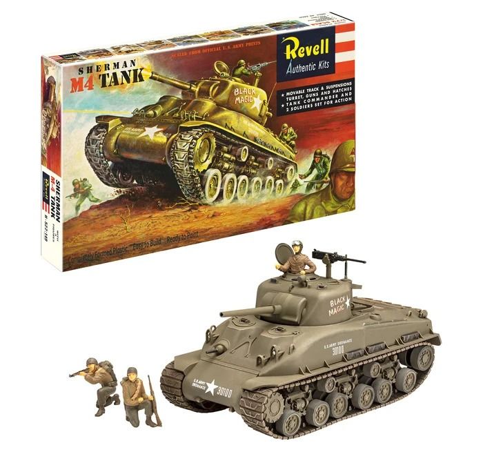Revell 1/40 Scale M4 Sherman Model Kit
