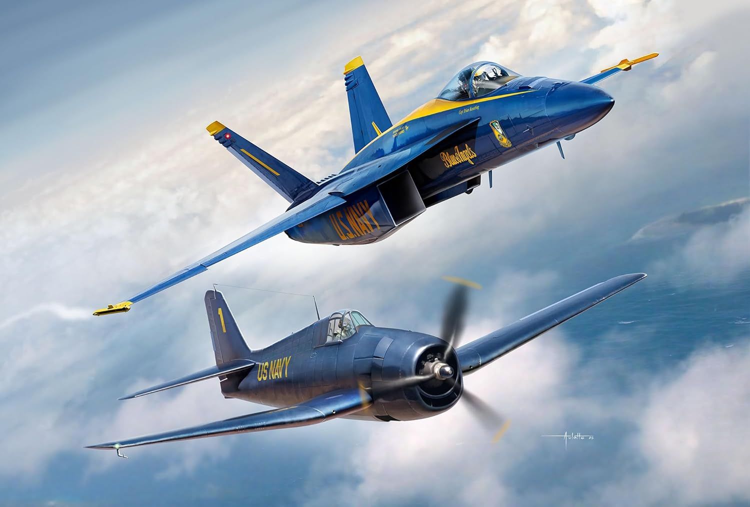 Revell 1/72 Scale Blue Angels 80th Anniversary Gift Set Model Kit