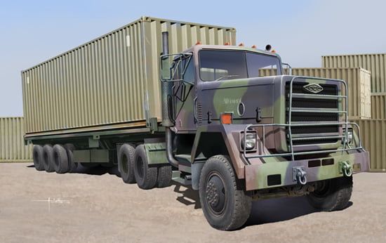 Trumpeter 1/35 Scale M915 Heavy US Army Truck Model Kit