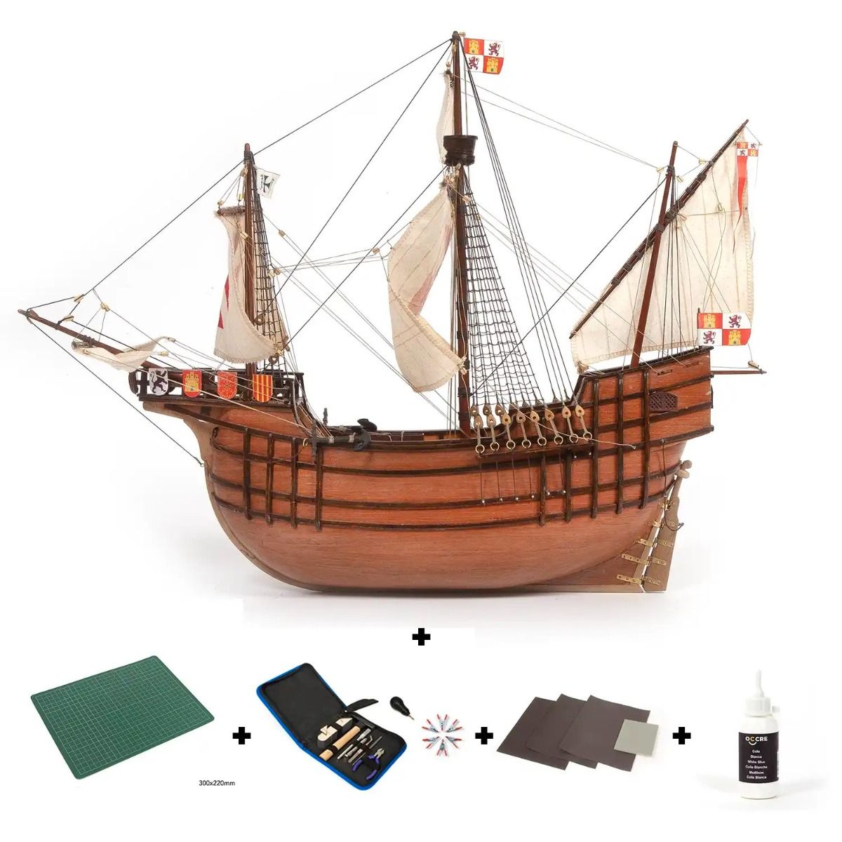 OcCre 1/50 Scale Santa Maria Starter Pack Model Kit