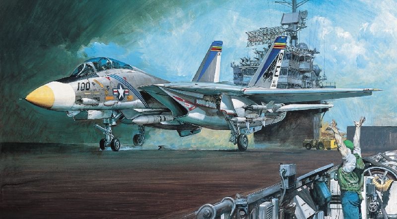 Academy 1/48 Scale US Navy F-14A Tomcat Model Kit