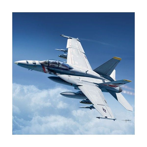 Academy 1/72 Scale USN F/A-18F " VFA-2 Bounty Hunters" Model Kit