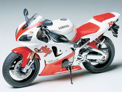Tamiya 1/12 Scale Yamaha YZF-R1 Motorcycle Model Kit