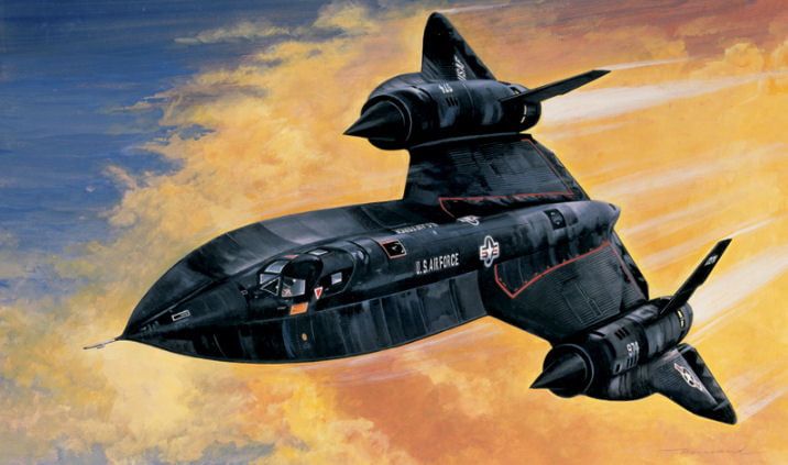 Italeri 1/72 Scale SR-71 Blackbird Model Kit 
