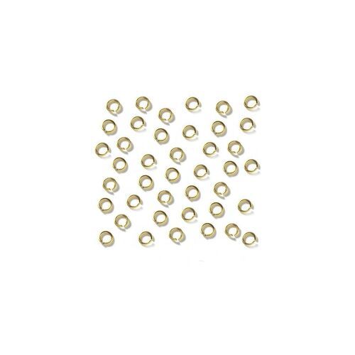 OcCre 3mm Brass Rings (Pack of 200)