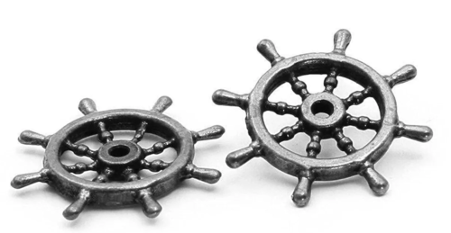 OcCre 15mm Helm / Ships Wheel (Pack of 2)