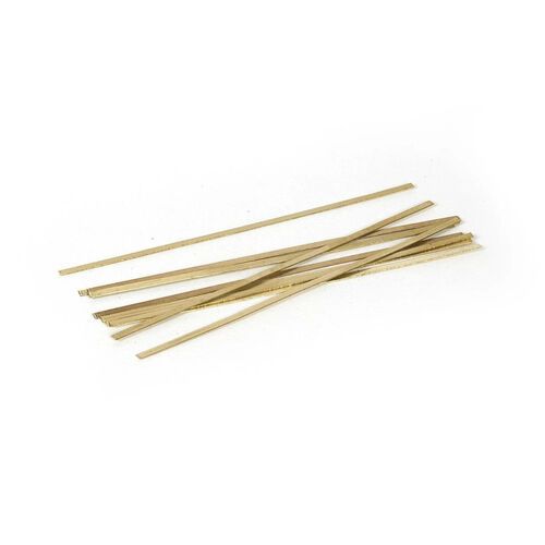 OcCre 0.38mm x 2mm x 100mm Brass Strip (Pack of 10)