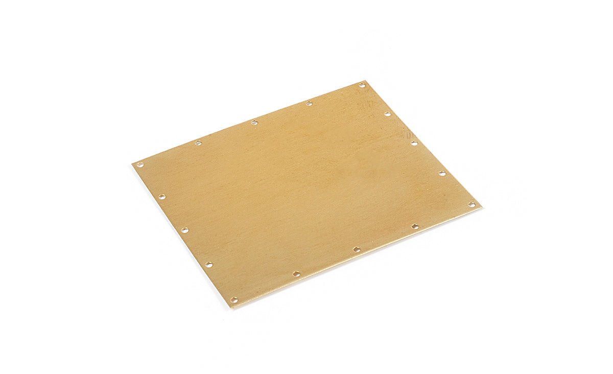 Occre Brass Plate 55mm x 47mm x 0.3mm (Pack of 10)