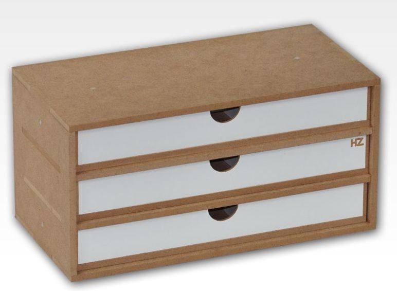 Hobbyzone 3 Drawers Module Landscape Orientation