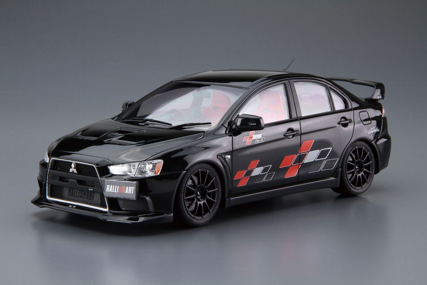 Aoshima 1/24 Scale Mitsubishi Ralliart CZ4A Lancer Evolution X 2007 Model Kit