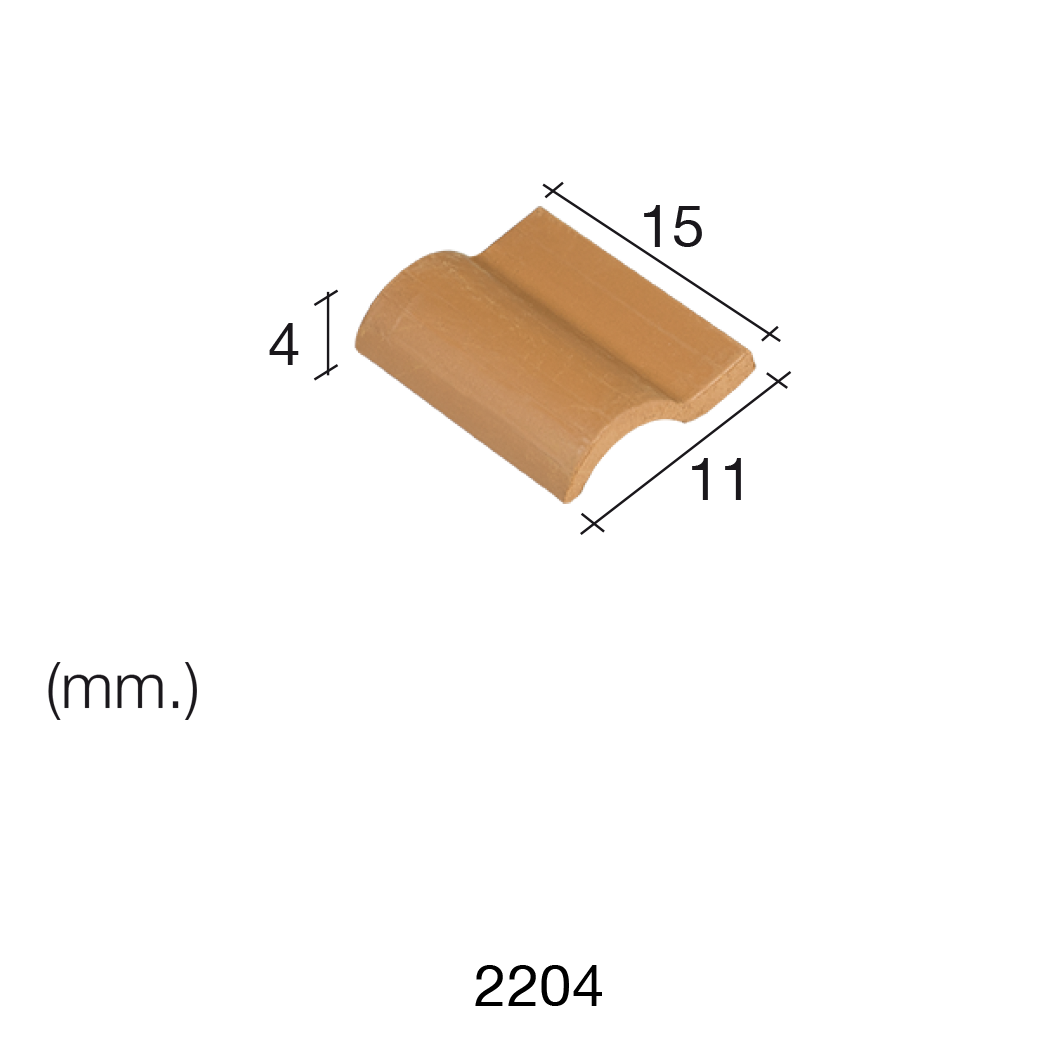 Aedes Ars Red Roof Tile 15 x 11 x 4 (Pack of 150 Tiles)