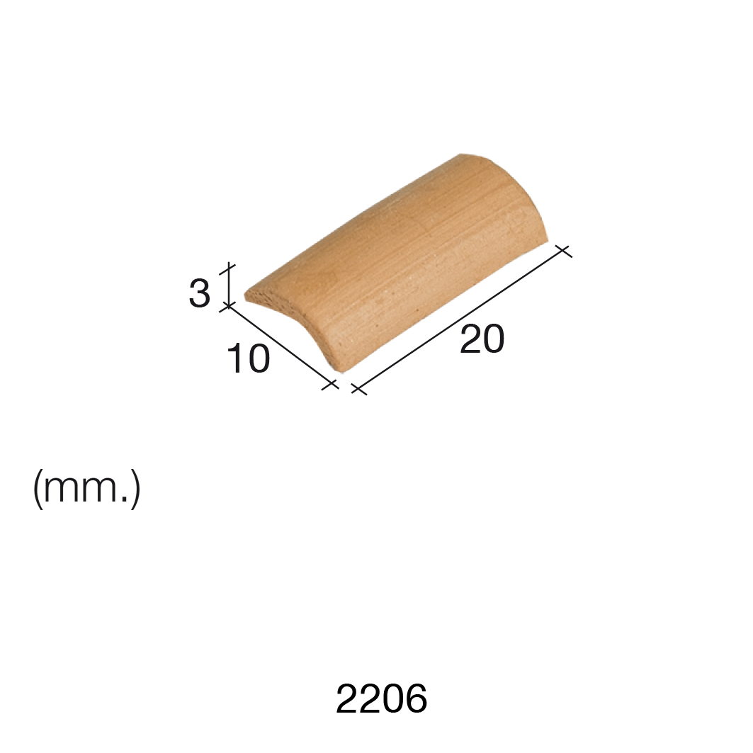 Aedes Ars Arabian Red Roof Tile 10 x 20 x 3 (Pack of 150 Tiles)