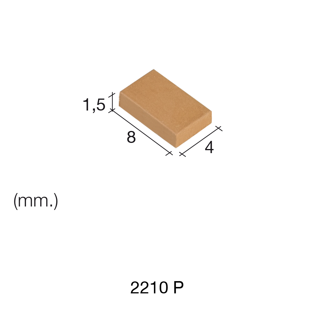 Aedes Ars Extra Small Red Tile 4 x 8 x 1.5 (Pack of 700 Tiles)