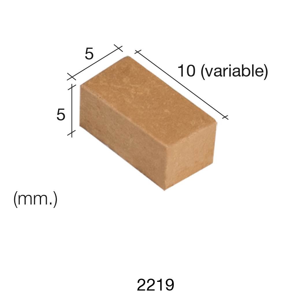 Aedes Ars Red Wall Stone 5 x 10 x 5 (Pack of 300 Stones)