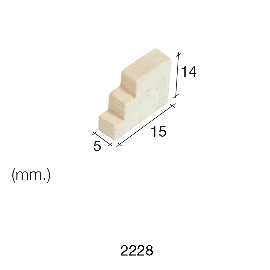 Aedes Ars Large Battlement Support 14 x 15 x 5 (Pack of 50 Supports)
