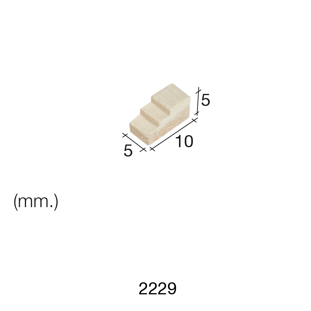 Aedes Ars Medium Battlement Supports 5 x 10 x 5 (Pack of 50 Supports)