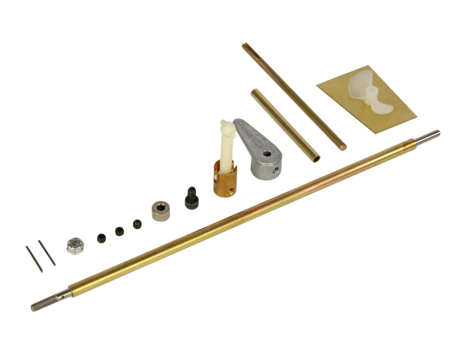 Dumas PT-212 Higgins MTB Preformed Hull Model Boat Kit 1257 - Running Gear Pack 