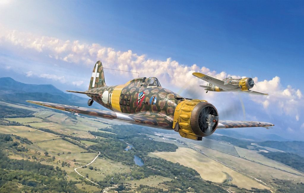 Italeri 1/32 Scale Macchi MC.200 Saetta Model Kit
