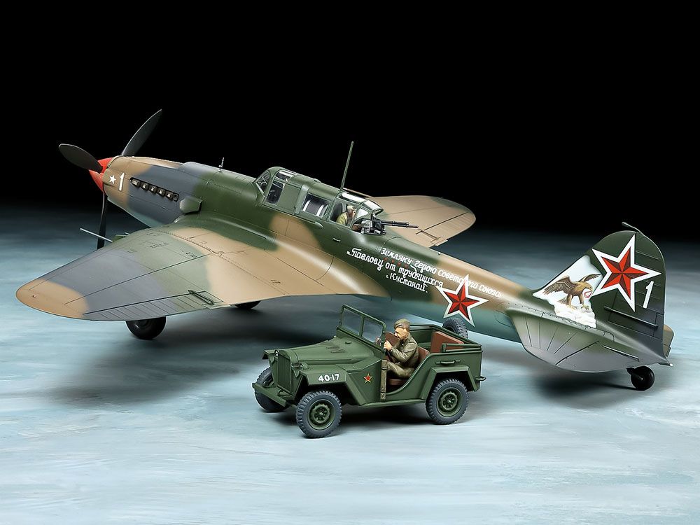 Tamiya 1/48 Scale Ilyushin IL-2 Shturmovik & GAZ-67B Model Kit