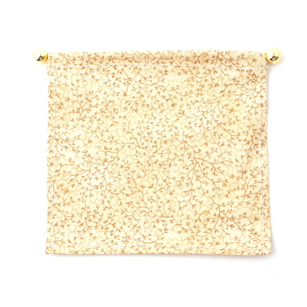 Patterned Roll-Up Blind for 12th Scale Dolls House