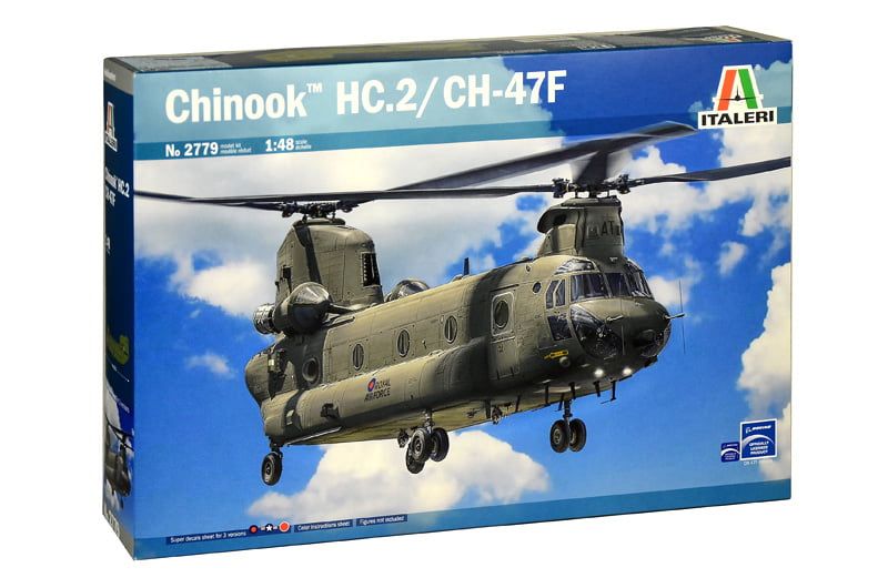 Italeri 1/48 Scale Chinook HC.2 CH-47F Helicopter Model Kit