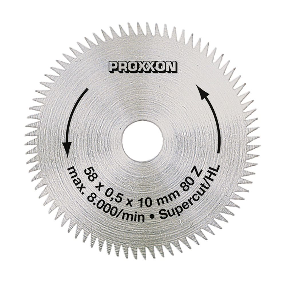 Proxxon HSS Blade for KE230E - 58mm T80