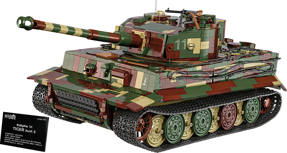 Cobi 1/12 Scale PzKpfw VI Tiger Ausf. E - Executive Edition Model Kit