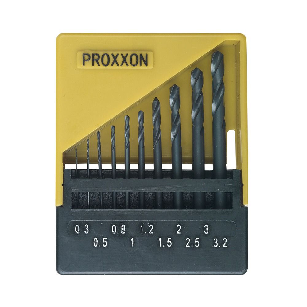 Proxxon 10 Piece Hss Twist Drill Set