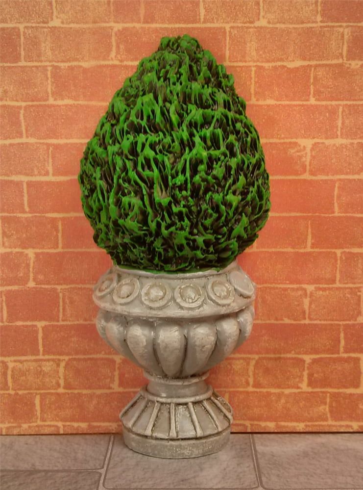 Flat Backed Topiary Bush for 12th Scale Dolls House