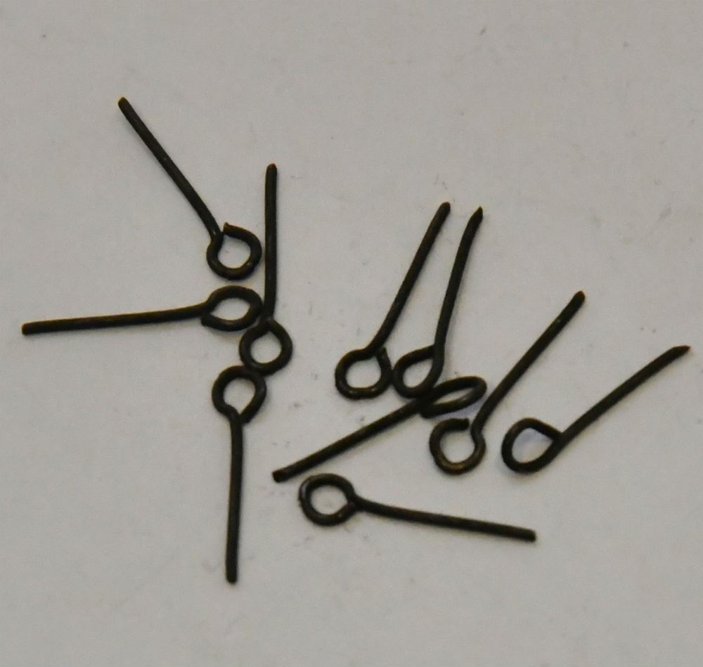 Eyepin Burnished Brass x 10