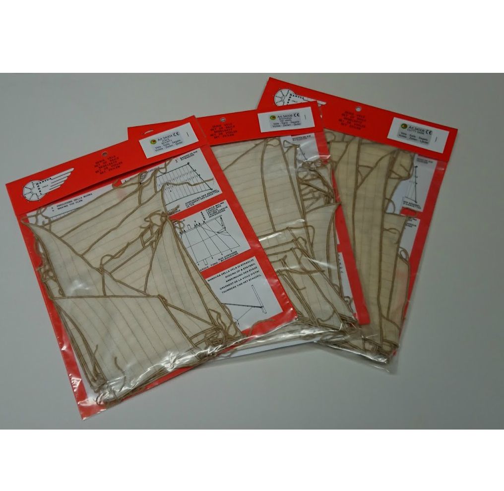 Mantua Models Armed Pinnace Ship Kit - Optional Pre-stitched Sail Set