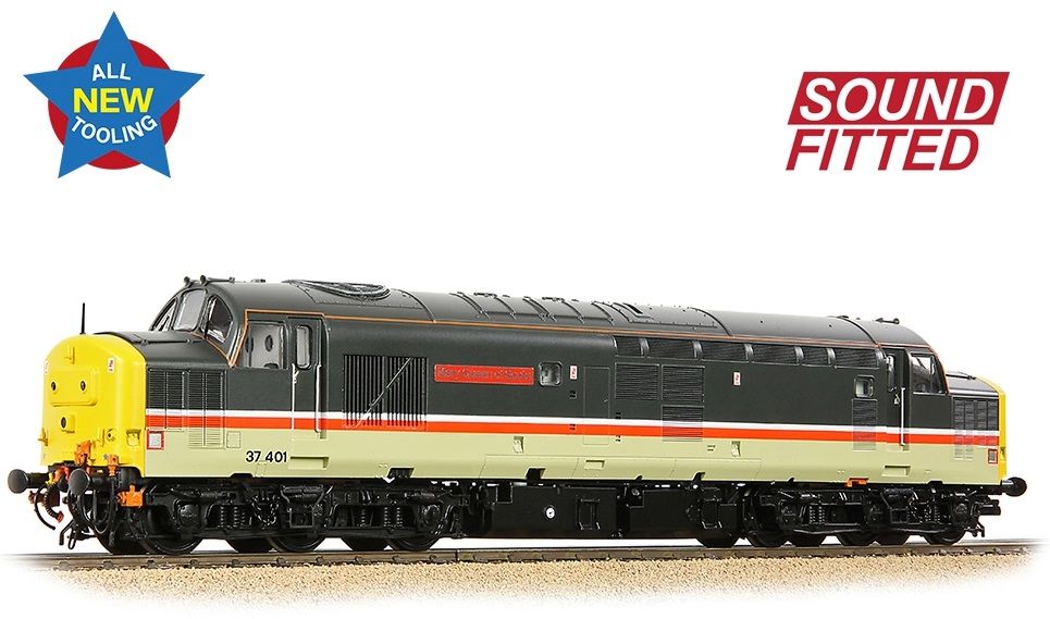 Branchline Class 37/4 Refurbished 37401 'Mary Queen of Scots' BR IC OO Gauge