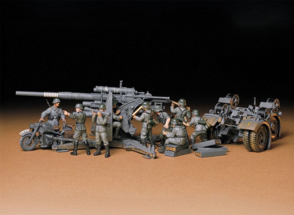 Tamiya 1/35 Scale German 88mm Gun Flak 36 37 Model Kit