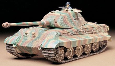 Tamiya 1/35 Scale German King Tiger Porsche Turret Model Kit