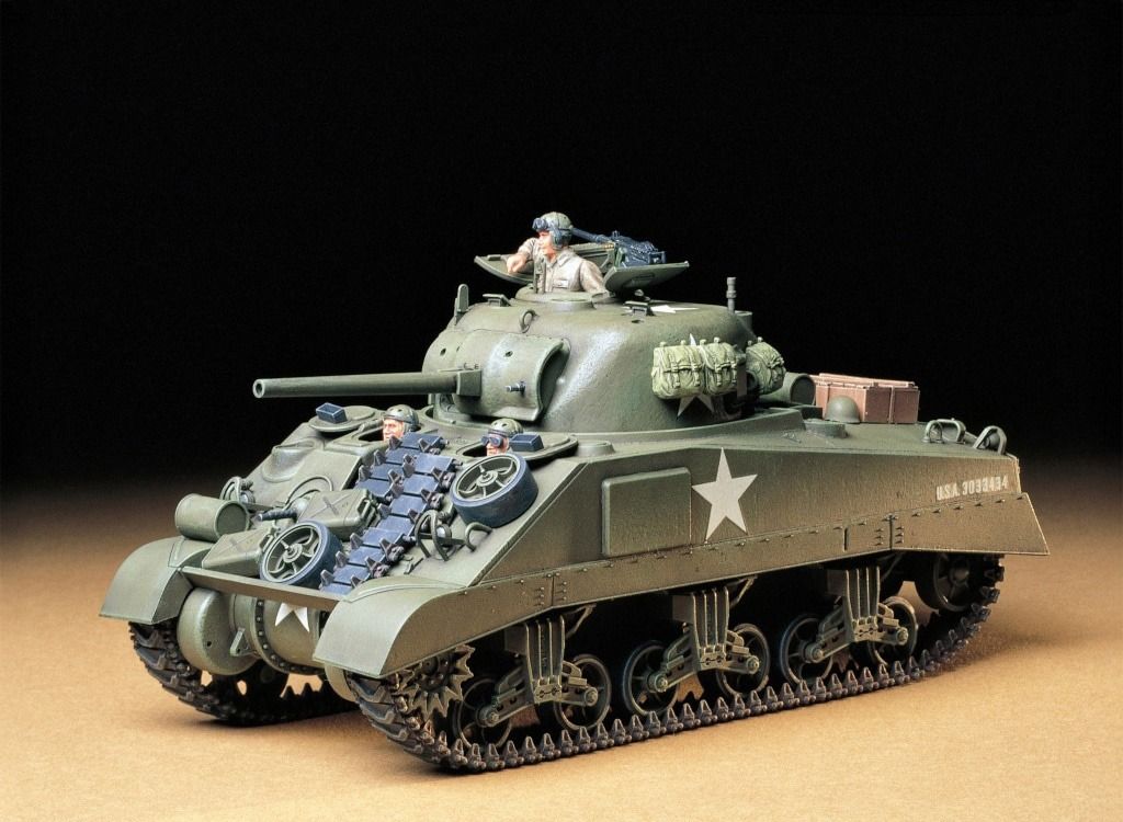 Tamiya 1/35 Scale U.S Medium Tank M4 Sherman Early Production Model Kit