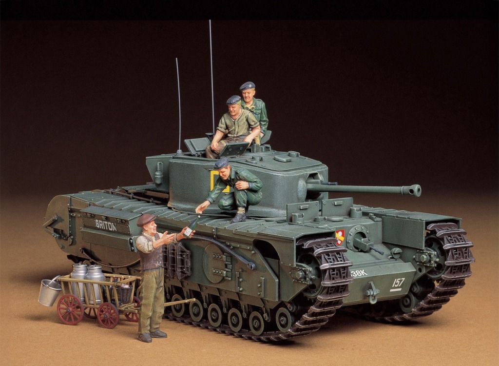 Tamiya 1/35 Scale British Infantry Tank Mk.IV Churchill Mk.VII Model Kit