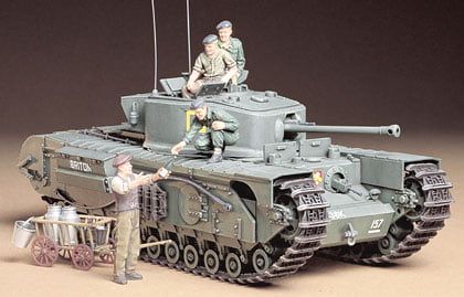 Tamiya 1/35 Scale British Infantry Tank Mk.IV Churchill Mk.VII Model Kit