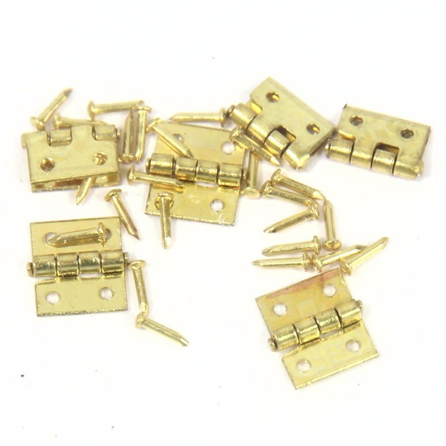 Butterfly Hinges with Pins x 6 pcs for 12th Scale Dolls House
