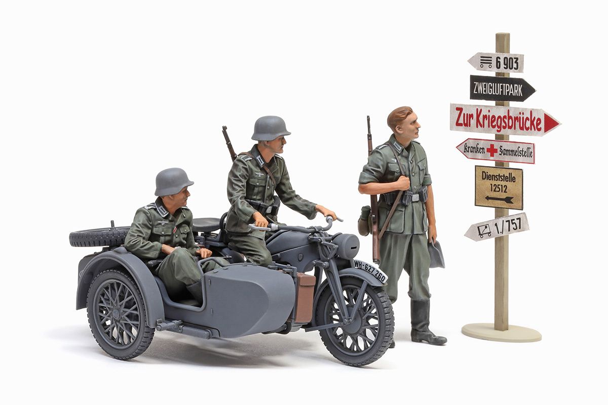 Tamiya 1/35 Scale KS600 & Sidecar Model Kit