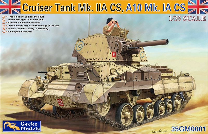 Gecko 1/35 Scale Cruiser Tank A10 Mk.IA CS Model Kit